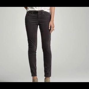 Jcrew toothpick corduroy grey size 28